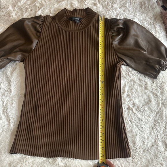 Marc New York Blouse Size S Brown - Picture 4 of 6